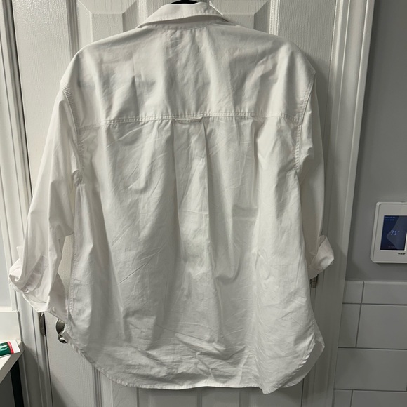 Étienne oversized shirt in lightweight oxford white - Picture 4 of 4